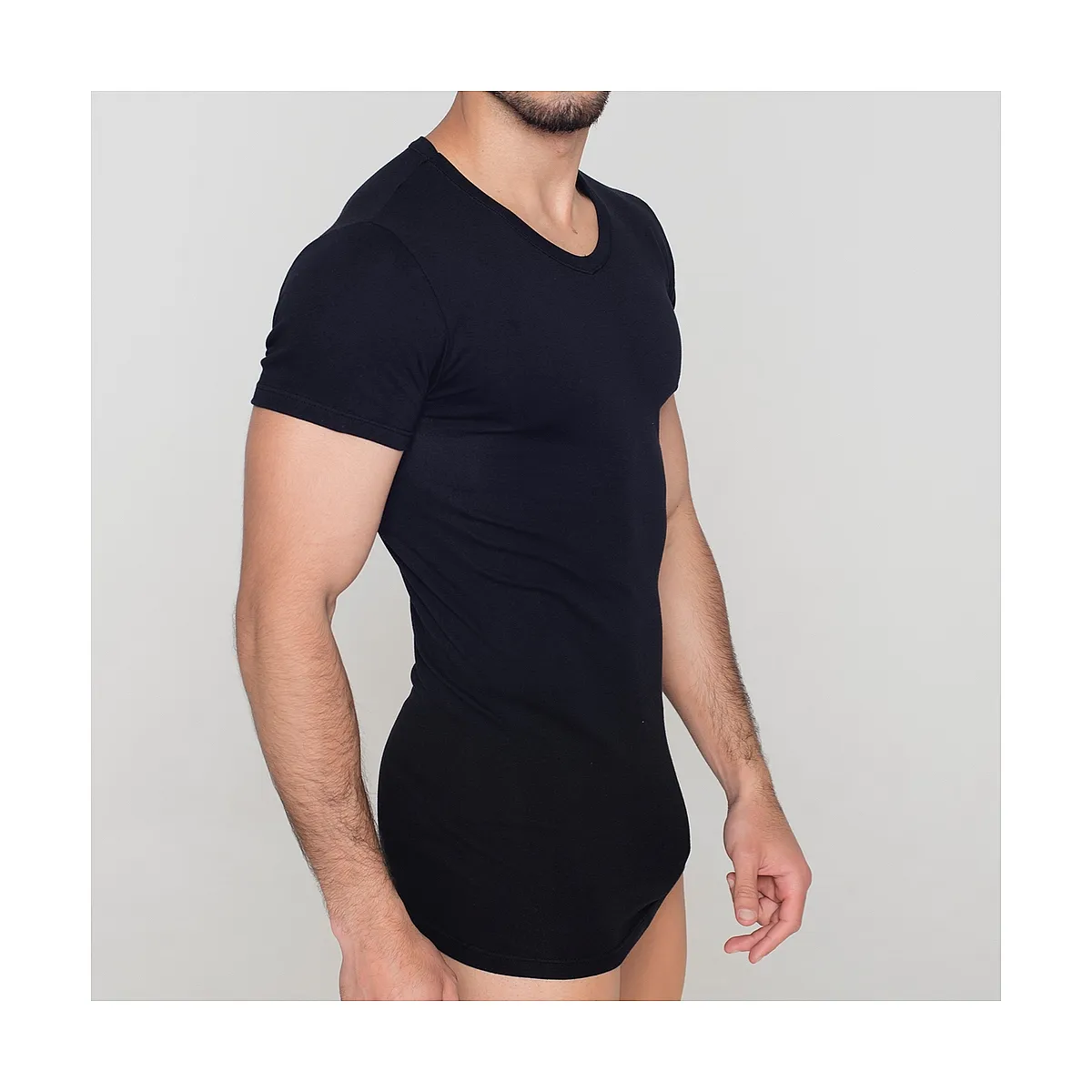 5203 V NECK ELASTIC UNDERSHIRT