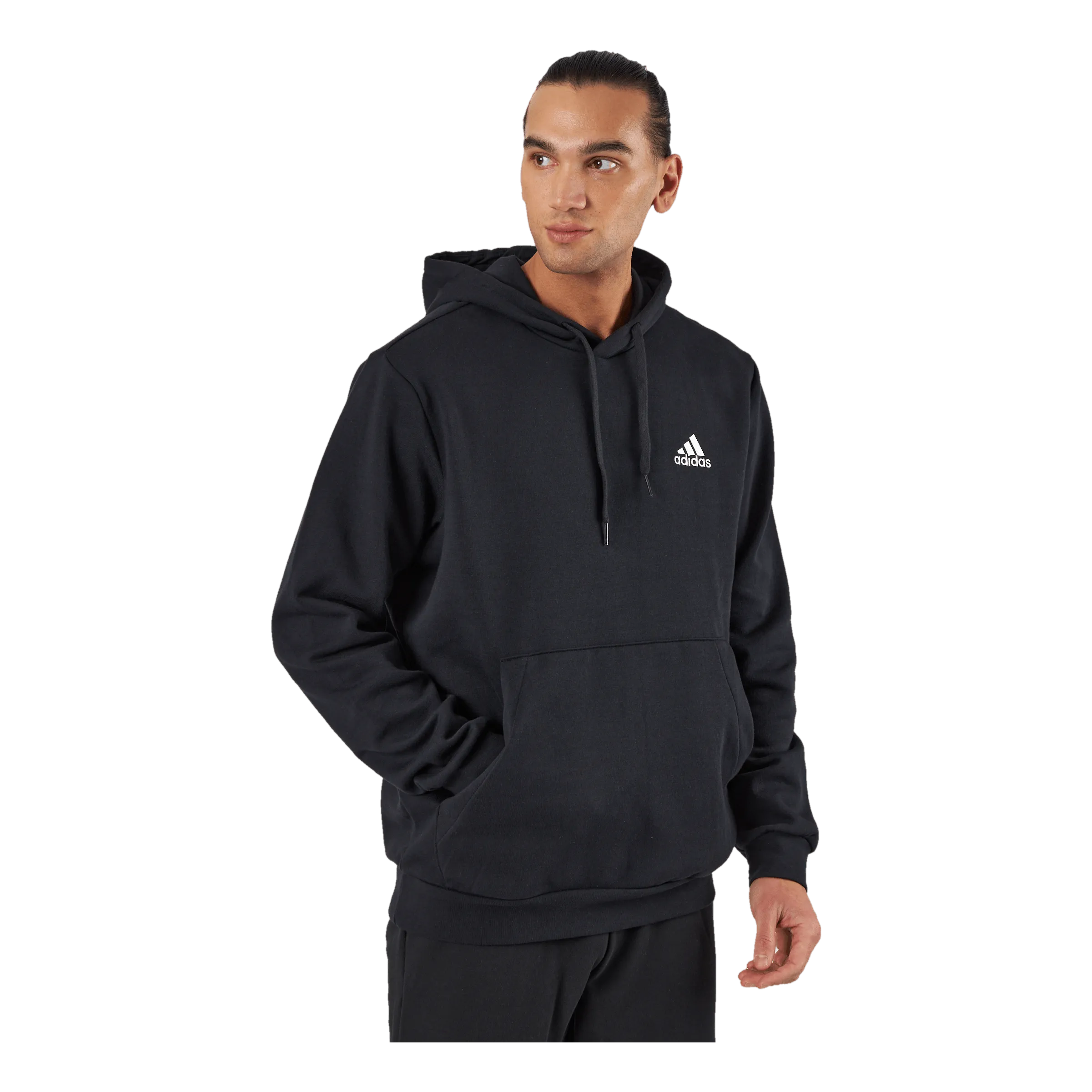 Adidas Essentials Fleece Hoodie Black