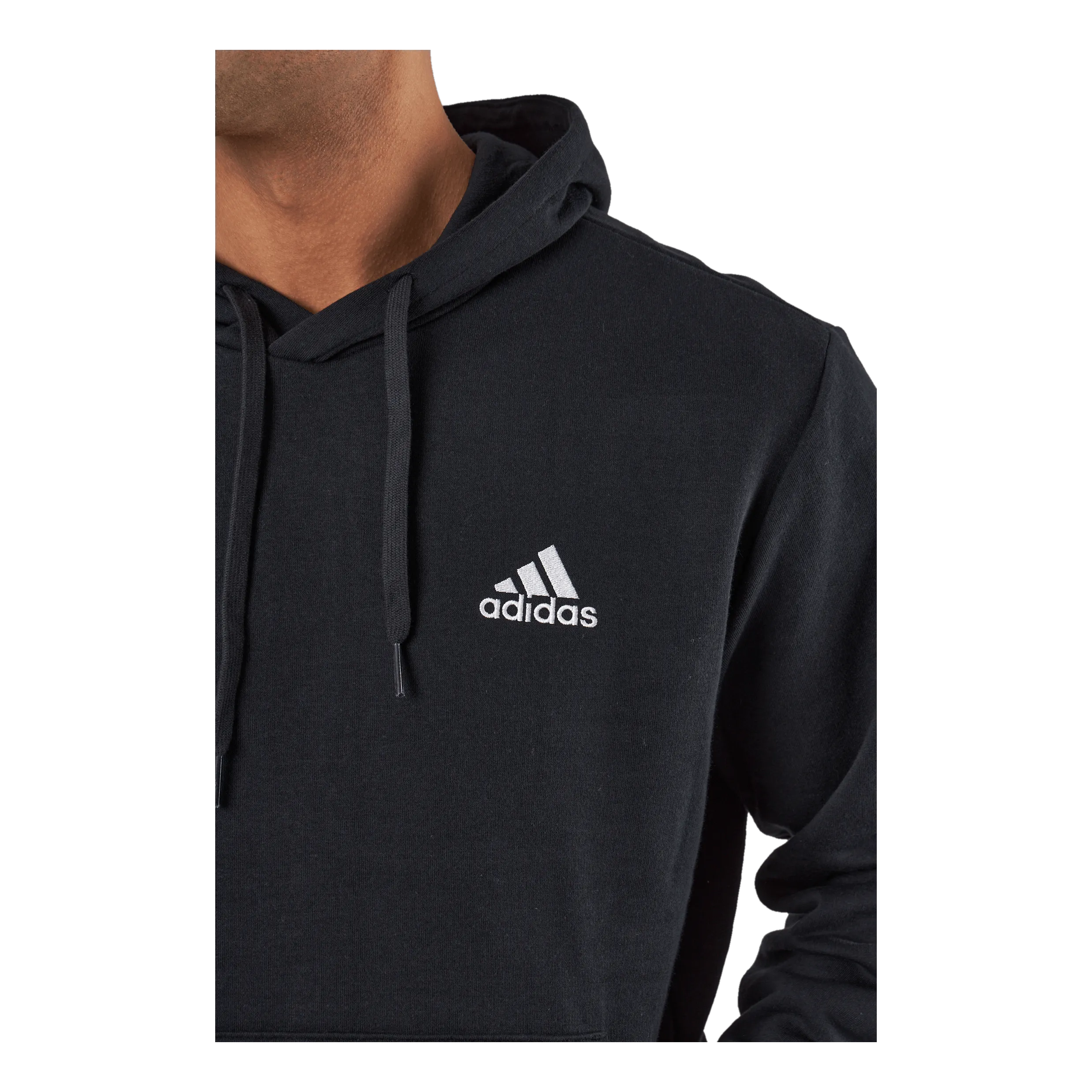 Adidas Essentials Fleece Hoodie Black