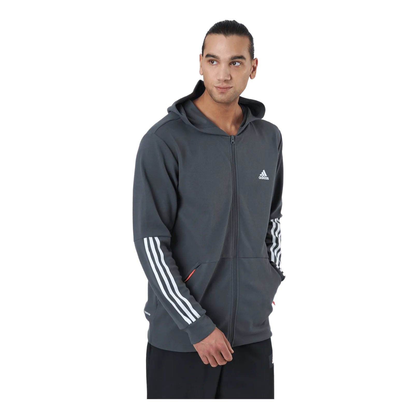 Adidas Motion Fz Hood Grey Six