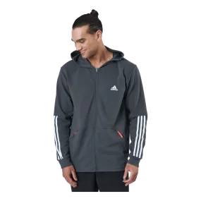 Adidas Motion Fz Hood Grey Six