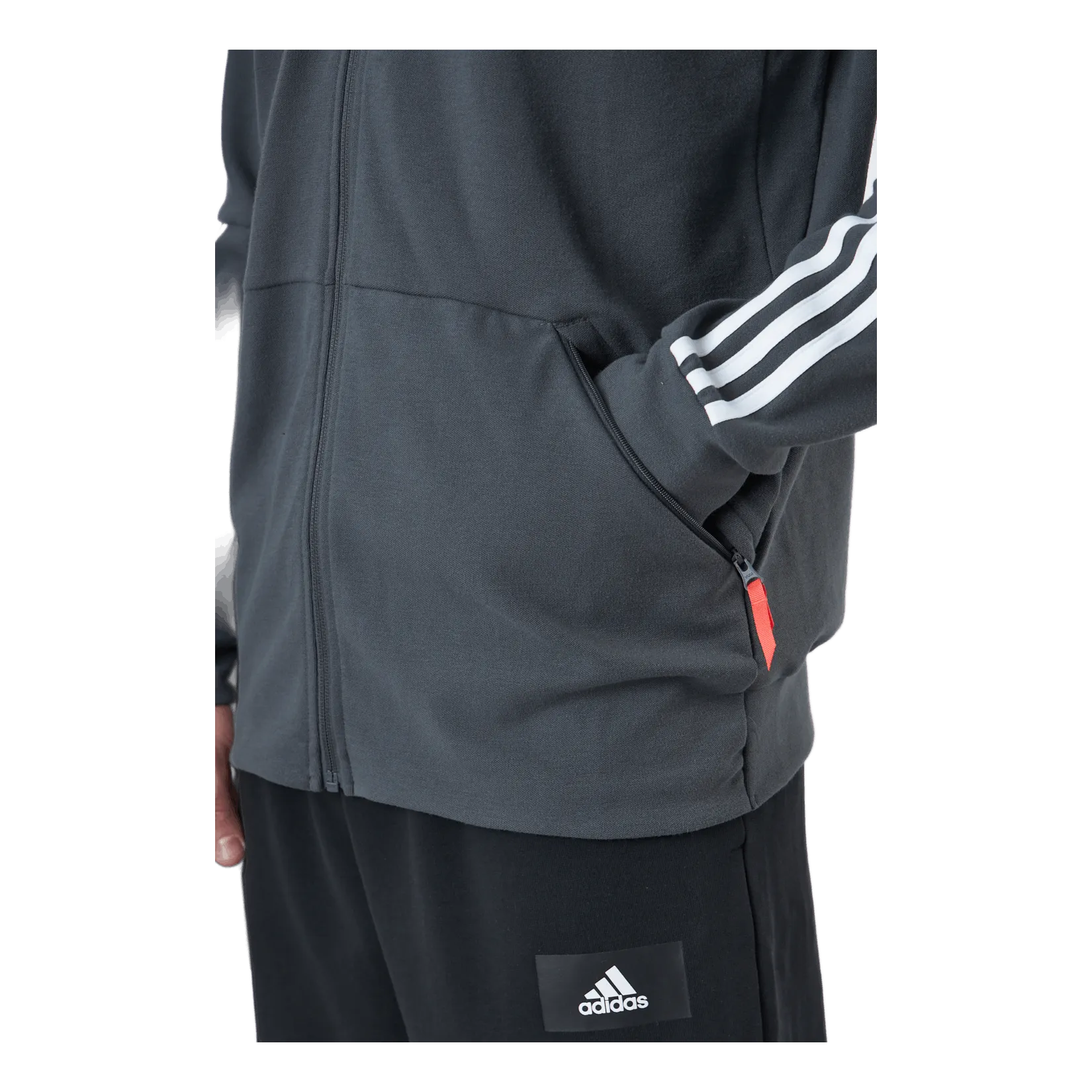 Adidas Motion Fz Hood Grey Six