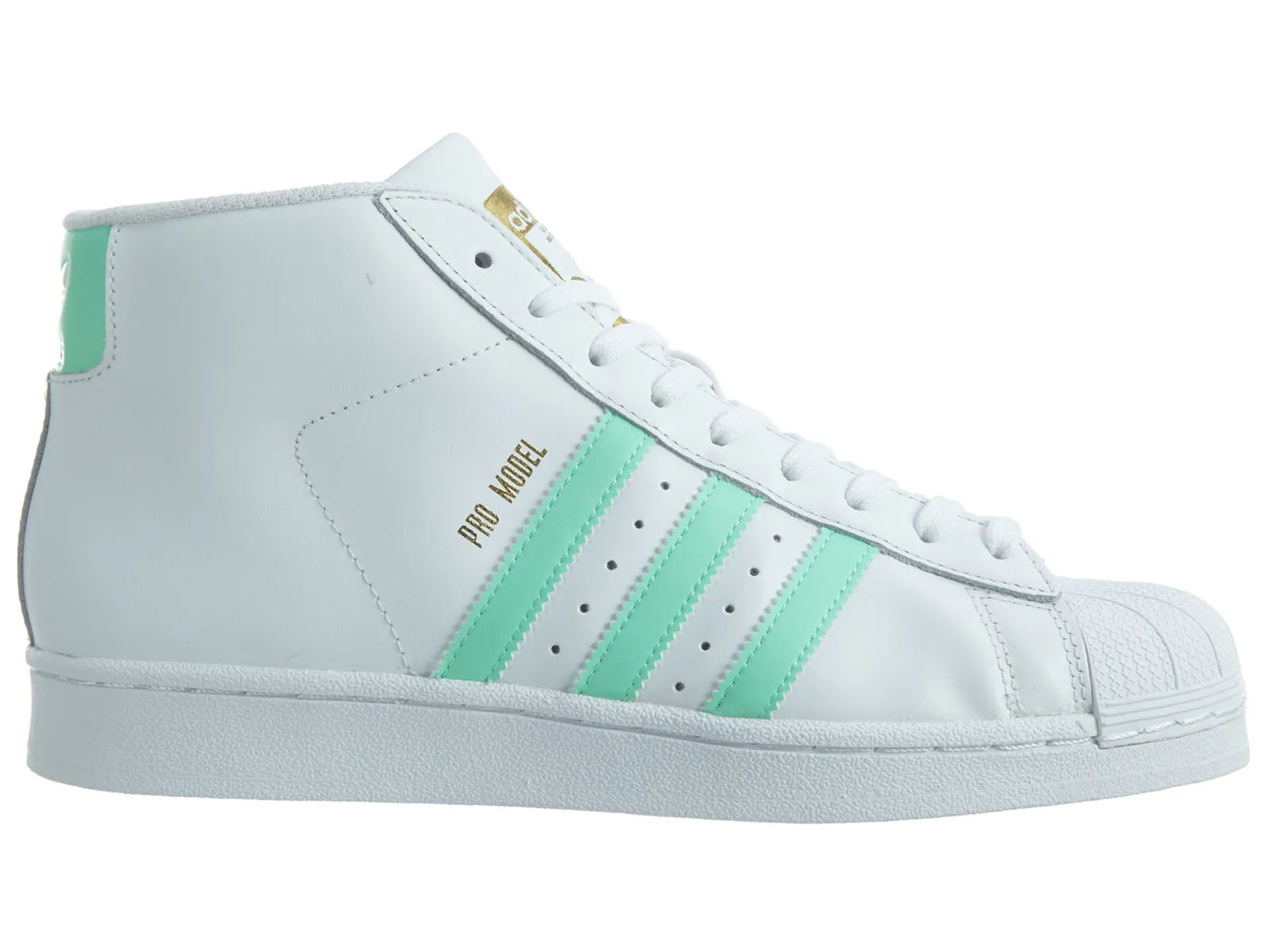 adidas Originals Pro Model White/Green-Metallic Gold