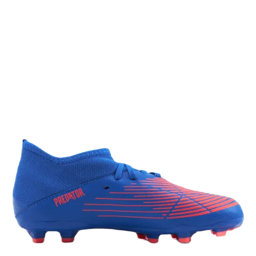 Adidas Predator Edge.3 Firm Ground Boots Hi-Res Blue / Turbo / Hi-Res Blue