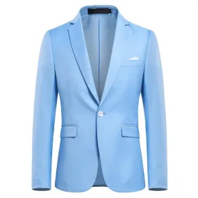 Allthemen Blazer para hombre, chaqueta de traje de boda de negocios con botones formales