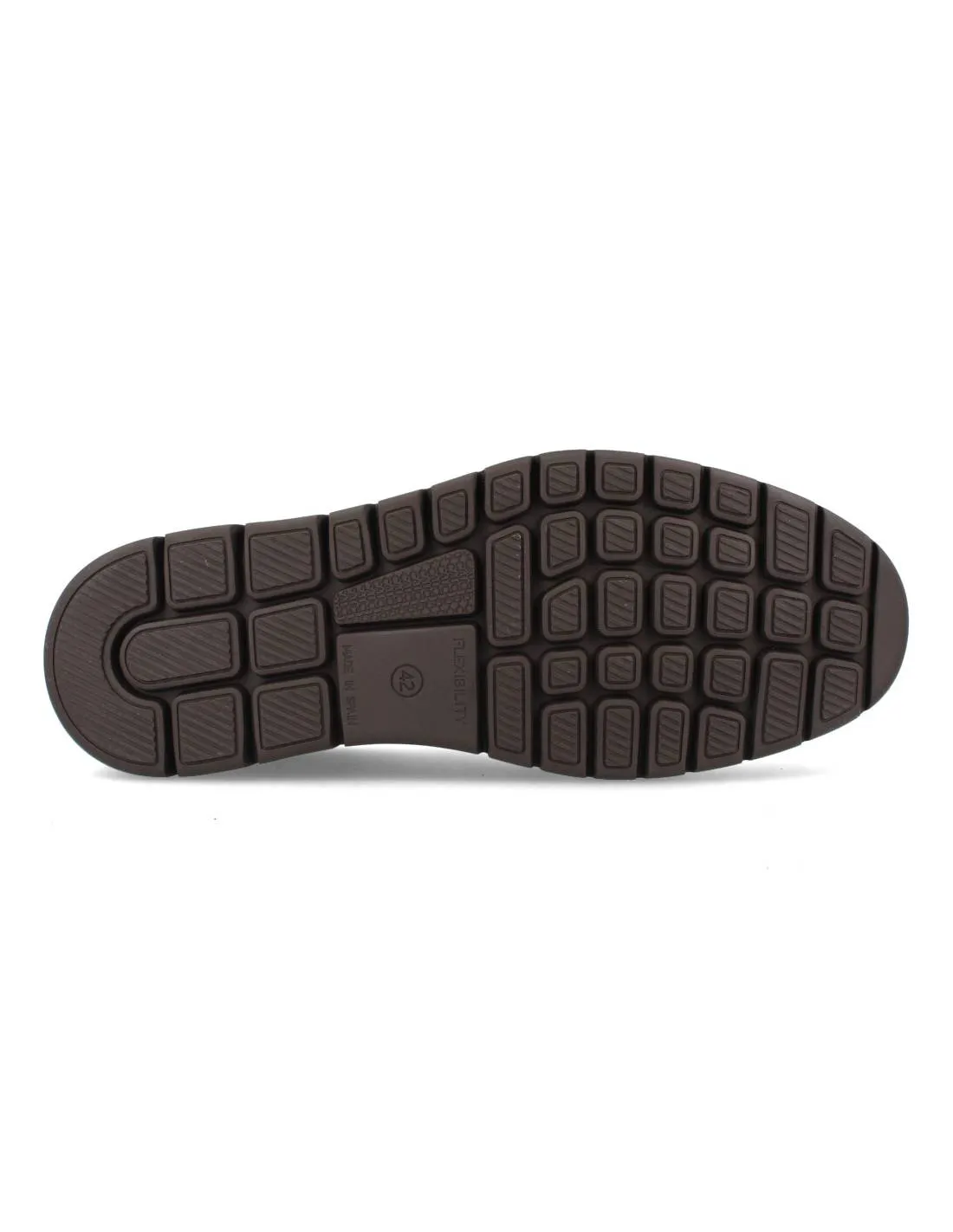 Baerchi - Zapato Hombre Flexible Copete Elásticos Marrón