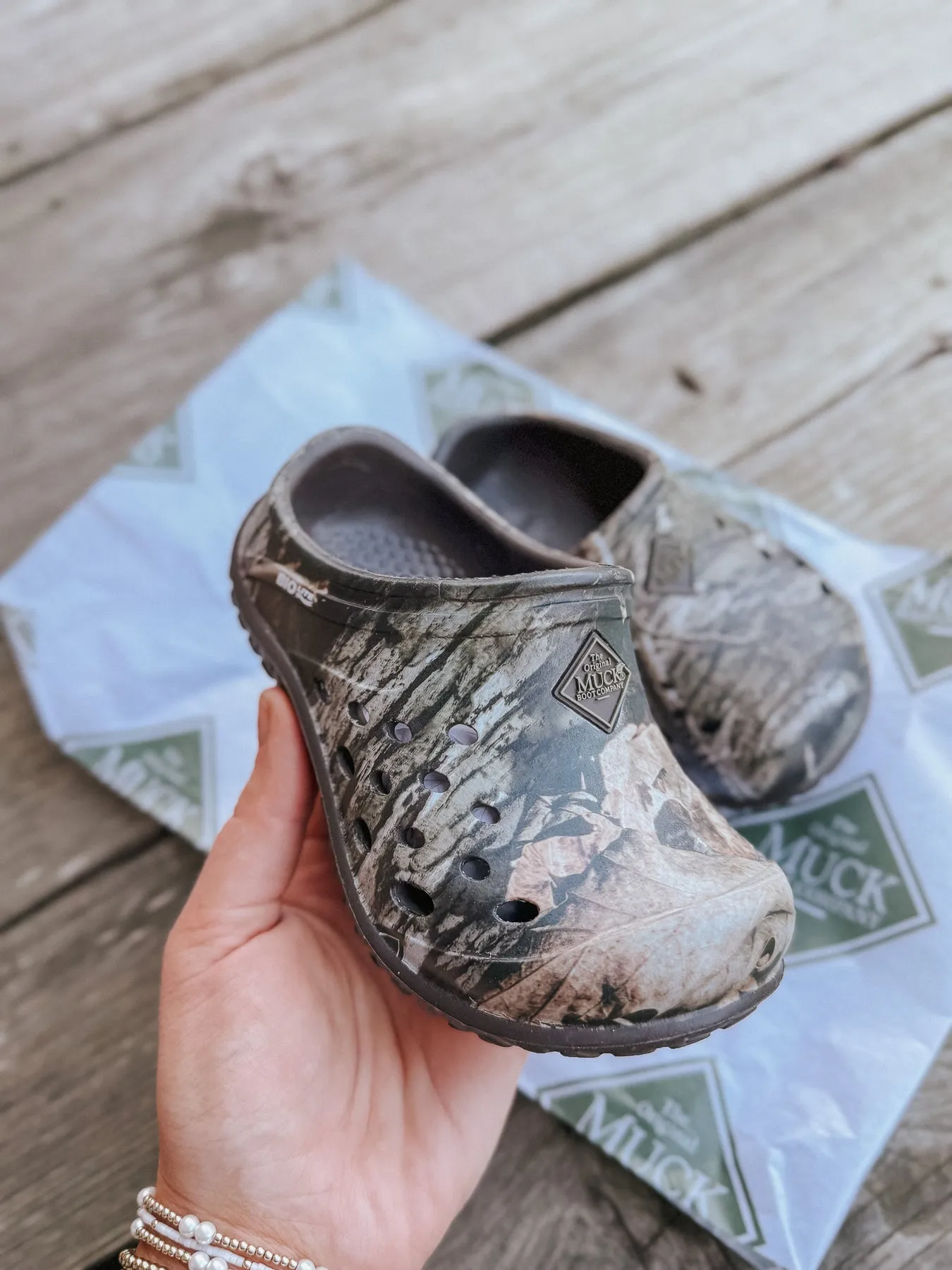 BIG KIDS' MOSSY OAK® COUNTRY DNA™ MUCKSTER LITE EVA CLOG-