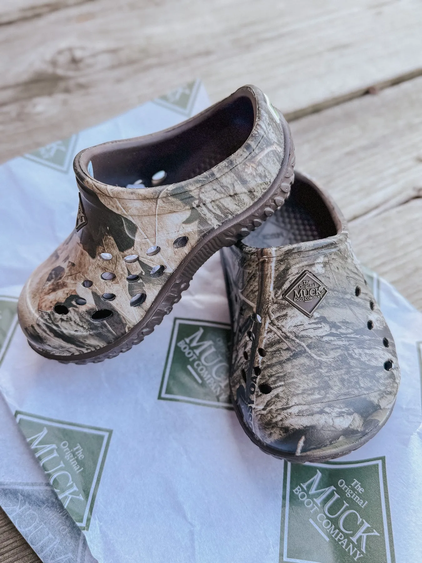 BIG KIDS' MOSSY OAK® COUNTRY DNA™ MUCKSTER LITE EVA CLOG-