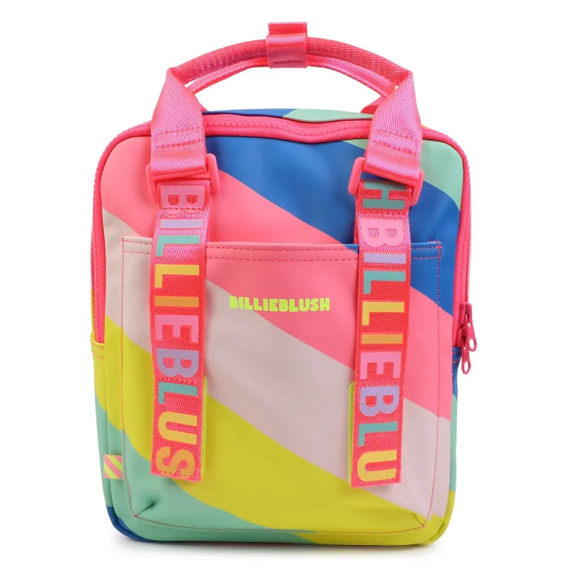 BILLIEBLUSH Mochila de rayas multicolores