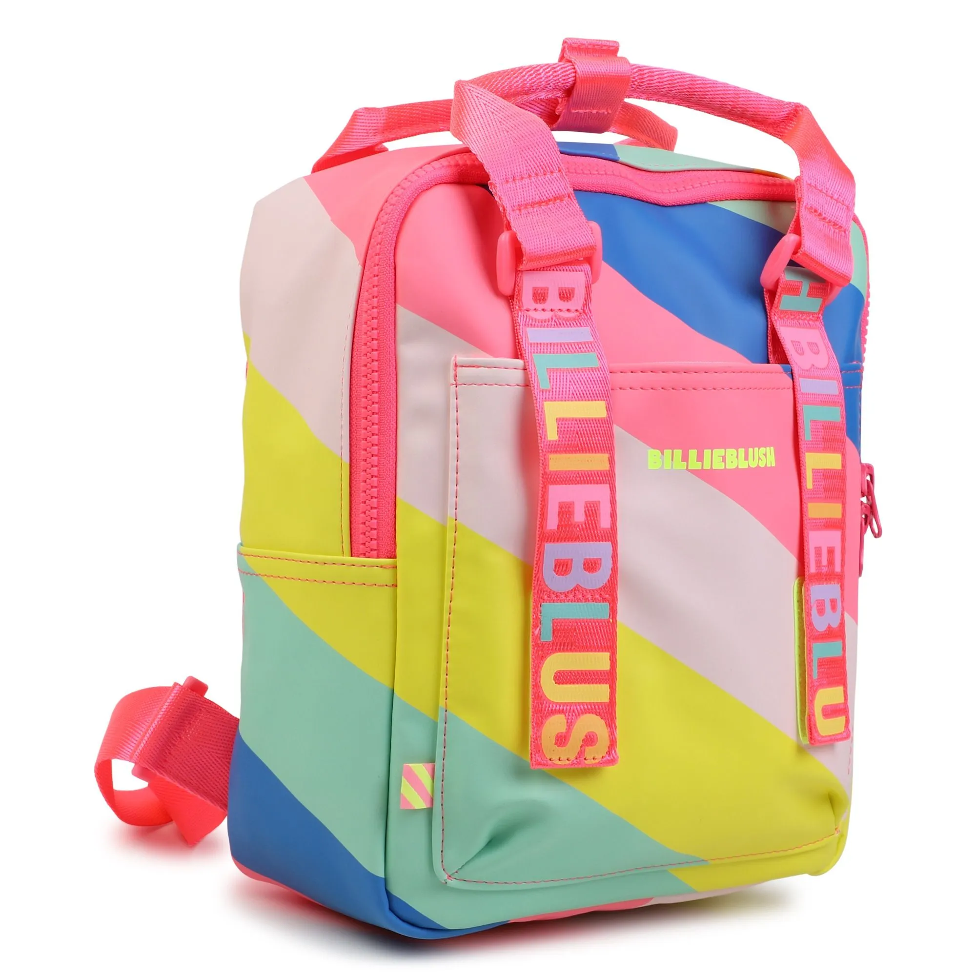 BILLIEBLUSH Mochila de rayas multicolores