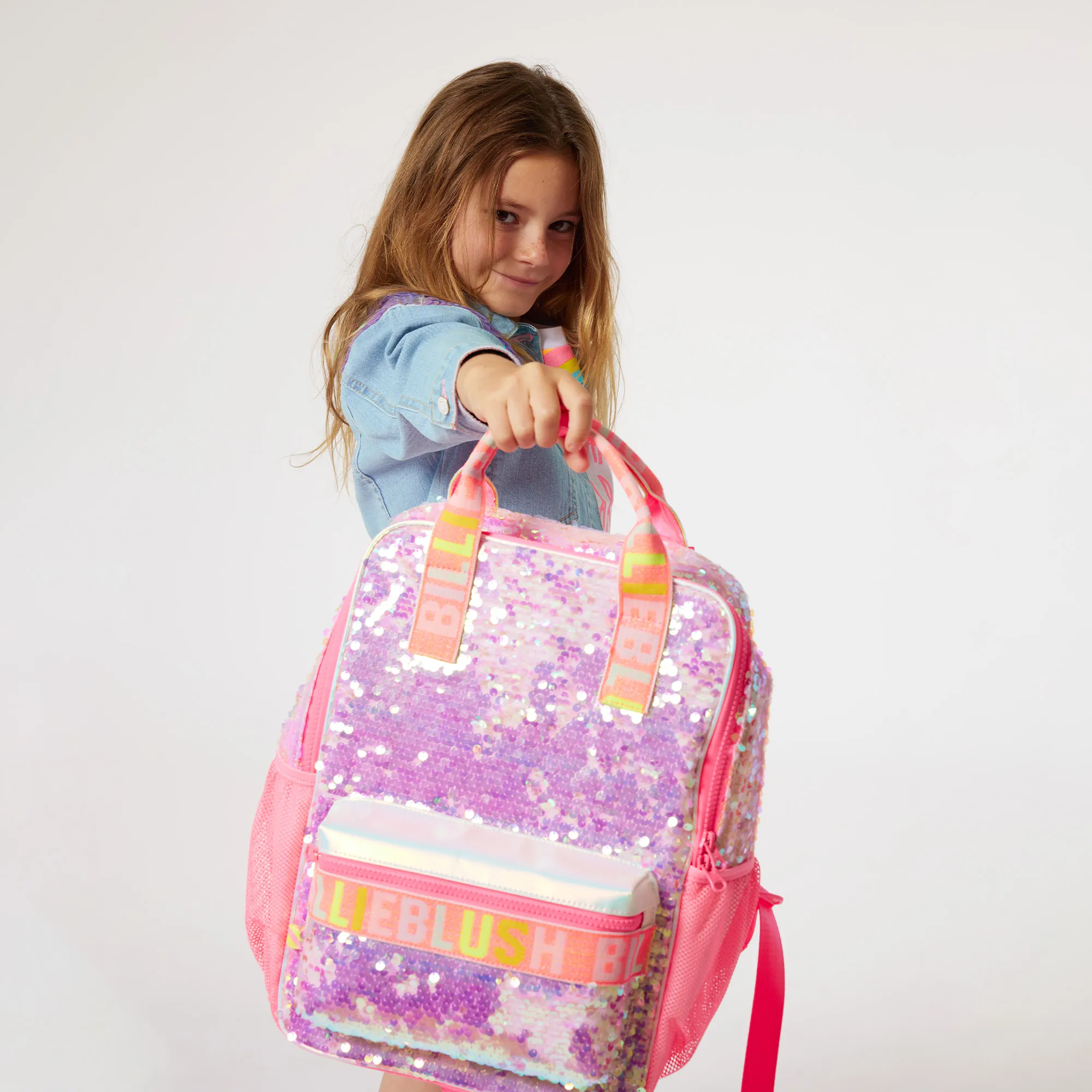 BILLIEBLUSH Mochila lentejuelas brillantes