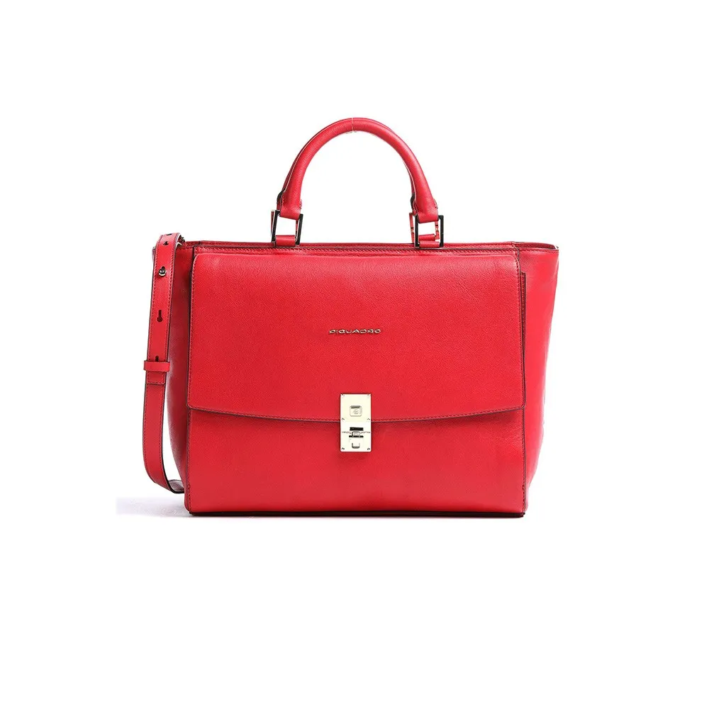 Bolso/Maletín de Piel Piquadro CA5280DF/R Color Rojo