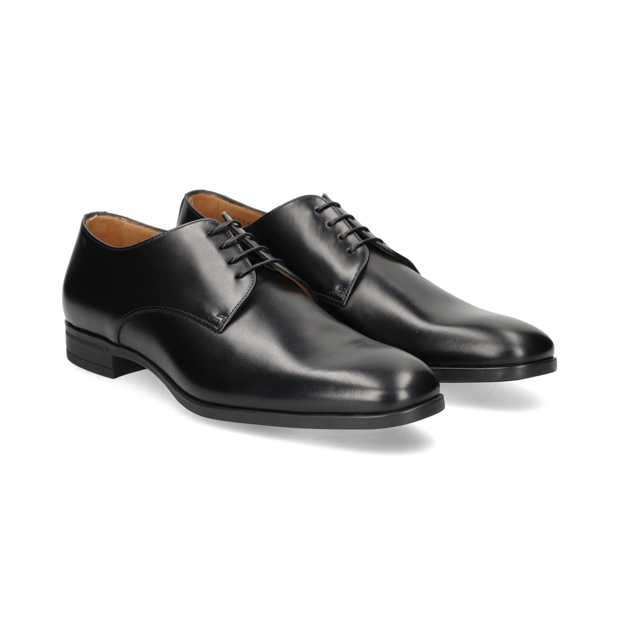 BOSS Zapatos de vestir de Hombre 001 NEGRO