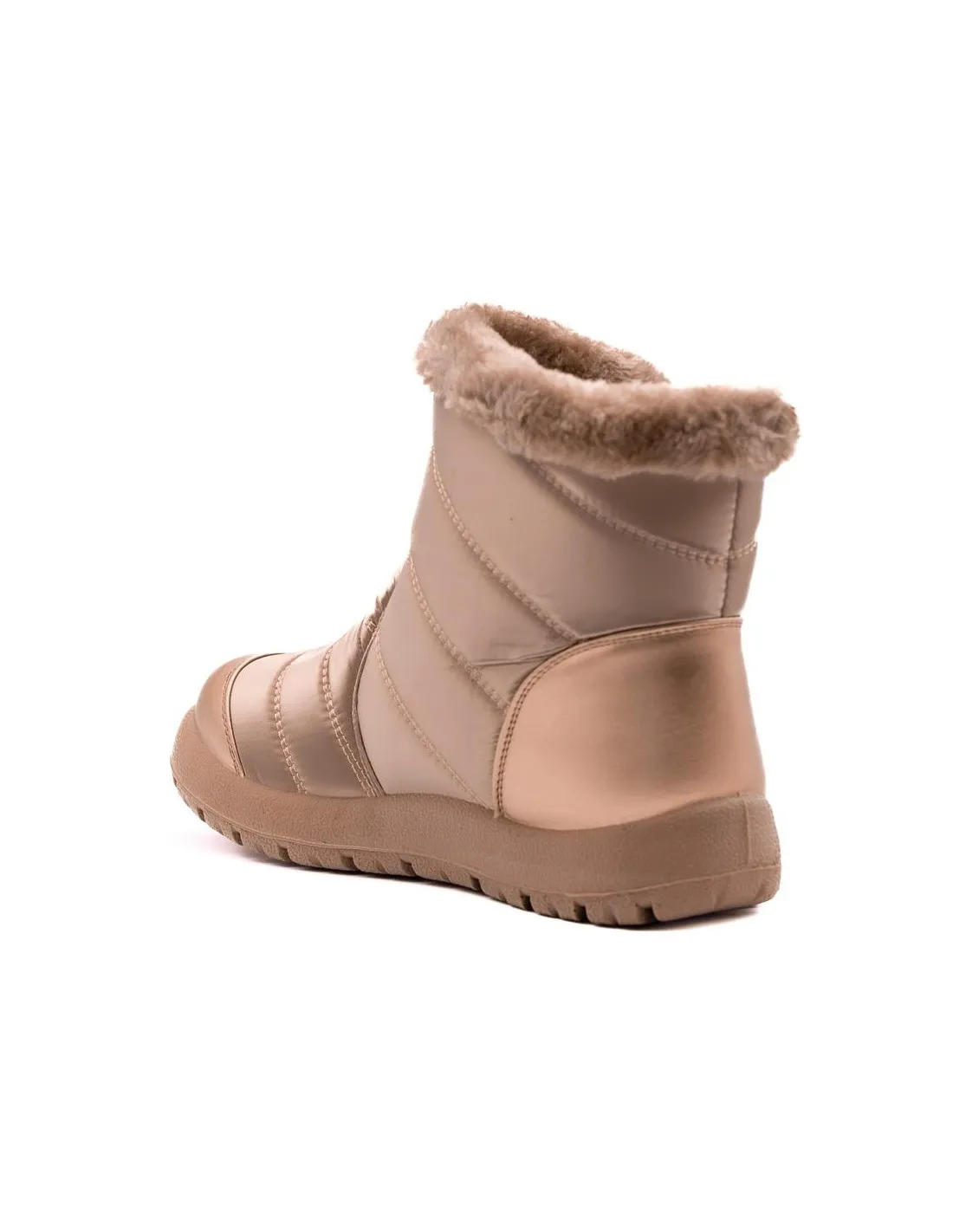 BOTAS DE PELO MUJER IMPERMEABLES VICMART 618 BEIGE