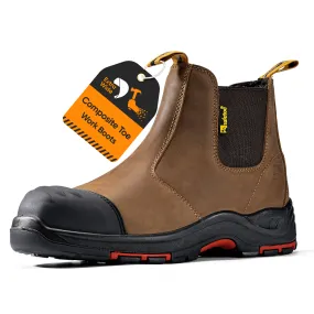 Botas de trabajo de seguridad para distribuidores (libres de metal) M-8025NB