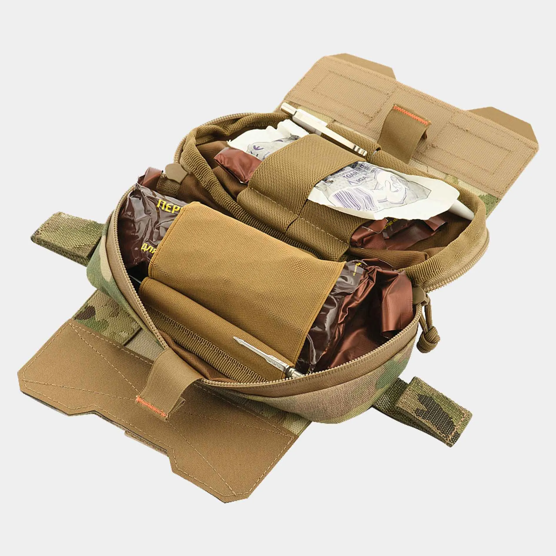 Botiquín IFAK Horizontal Medical Pouch Elite - M-TAC