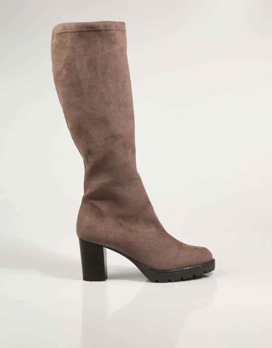  bottes MISS ELASTIC 77674 en Taupe 80853