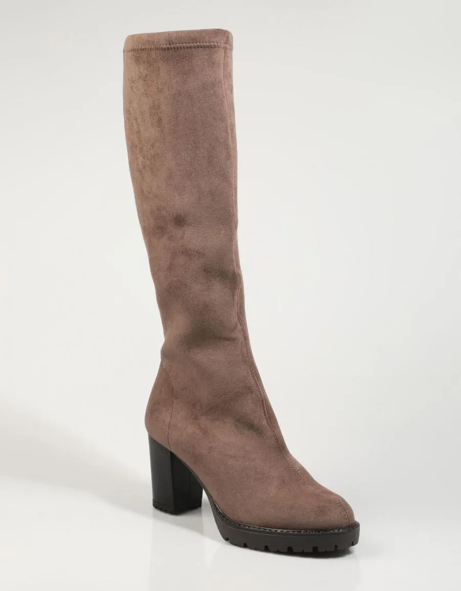  bottes MISS ELASTIC 77674 en Taupe 80853