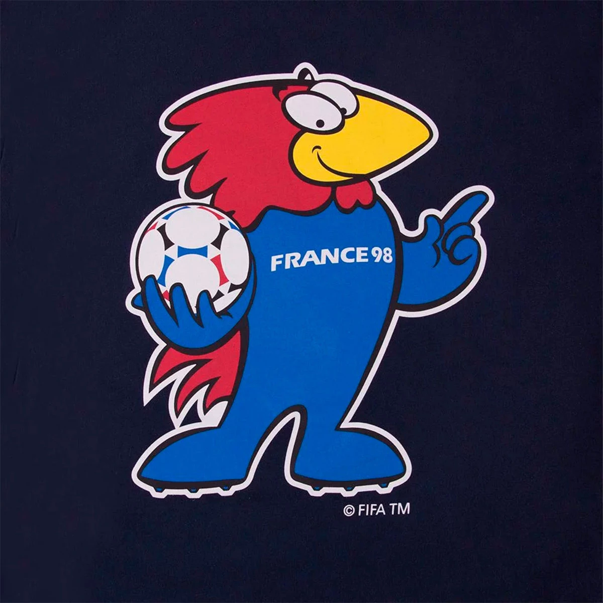 Camiseta COPA 1998 World Cup Footix Mascot