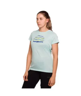 Camiseta de Montaña Trangoworld Sihl Mujer Verde Agua