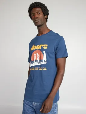 Camiseta de punto con cuello redondo 'The Doors' - AZUL