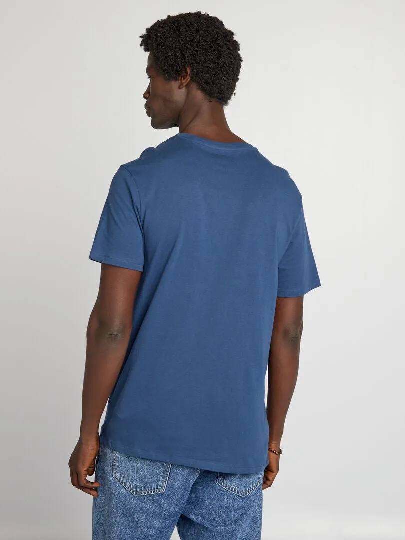 Camiseta de punto con cuello redondo 'The Doors' - AZUL