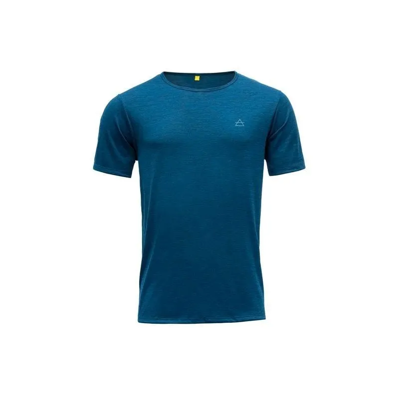 Camiseta Devold VALLDAL MERINO 130 TEE MAN (Skydiver Dark) hombre