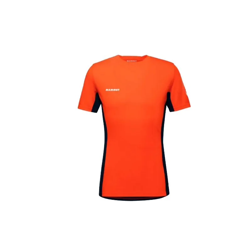 Camiseta Mammut Sertig para hombre (rojo vivo-marino)