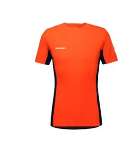 Camiseta Mammut Sertig para hombre (rojo vivo-marino)