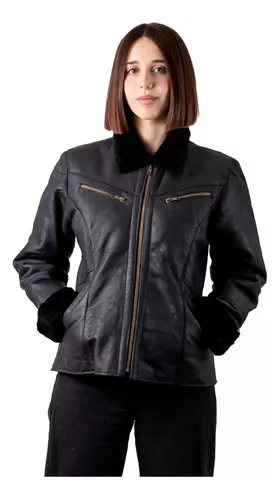 Campera De Cuero De Oveja De Mujer - Modelo: 105