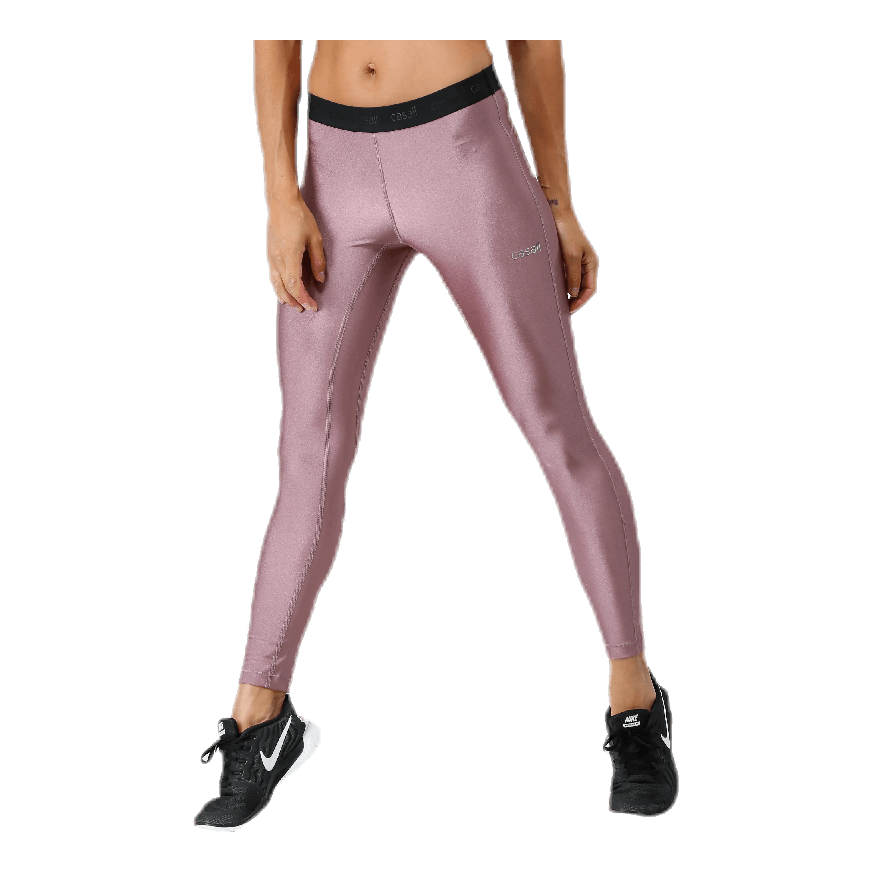 Casall Raw Elastic 7/8 Tights Pink