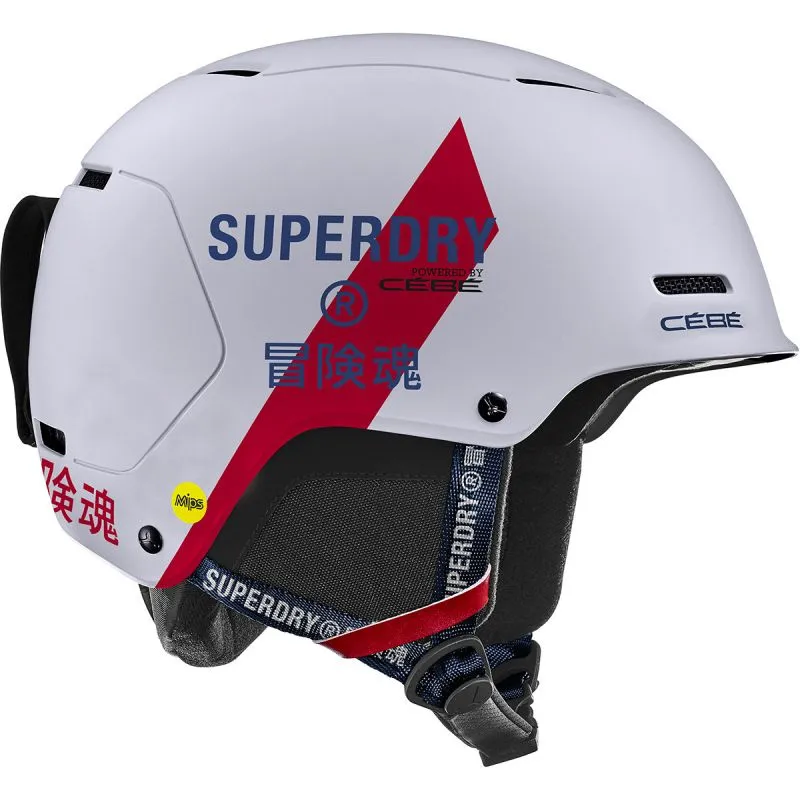 Casco Cébé Pow Mips X Superdry (Blanco Mate)