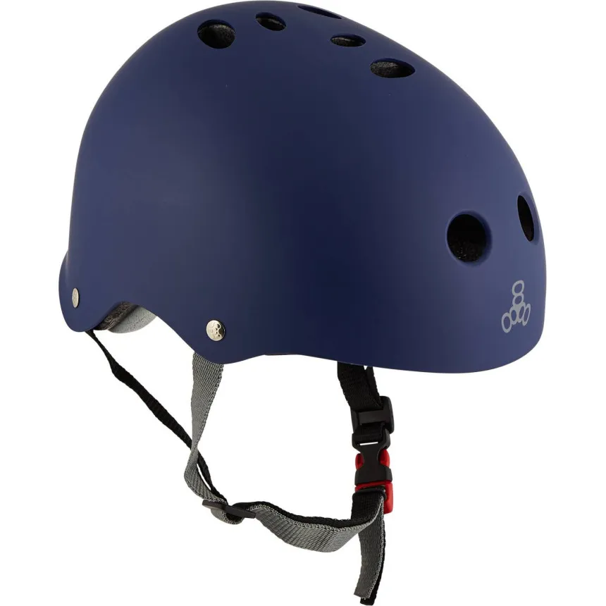 Casco de Skate Triple 8 The Certified Navy Rubber