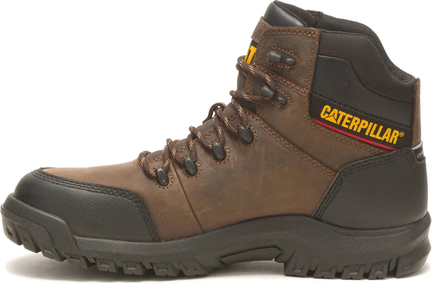 CATERPILLAR  Resorption, para hombre, marrÝn, con puntera comp, EH, WP, senderismo, botas de trabajo