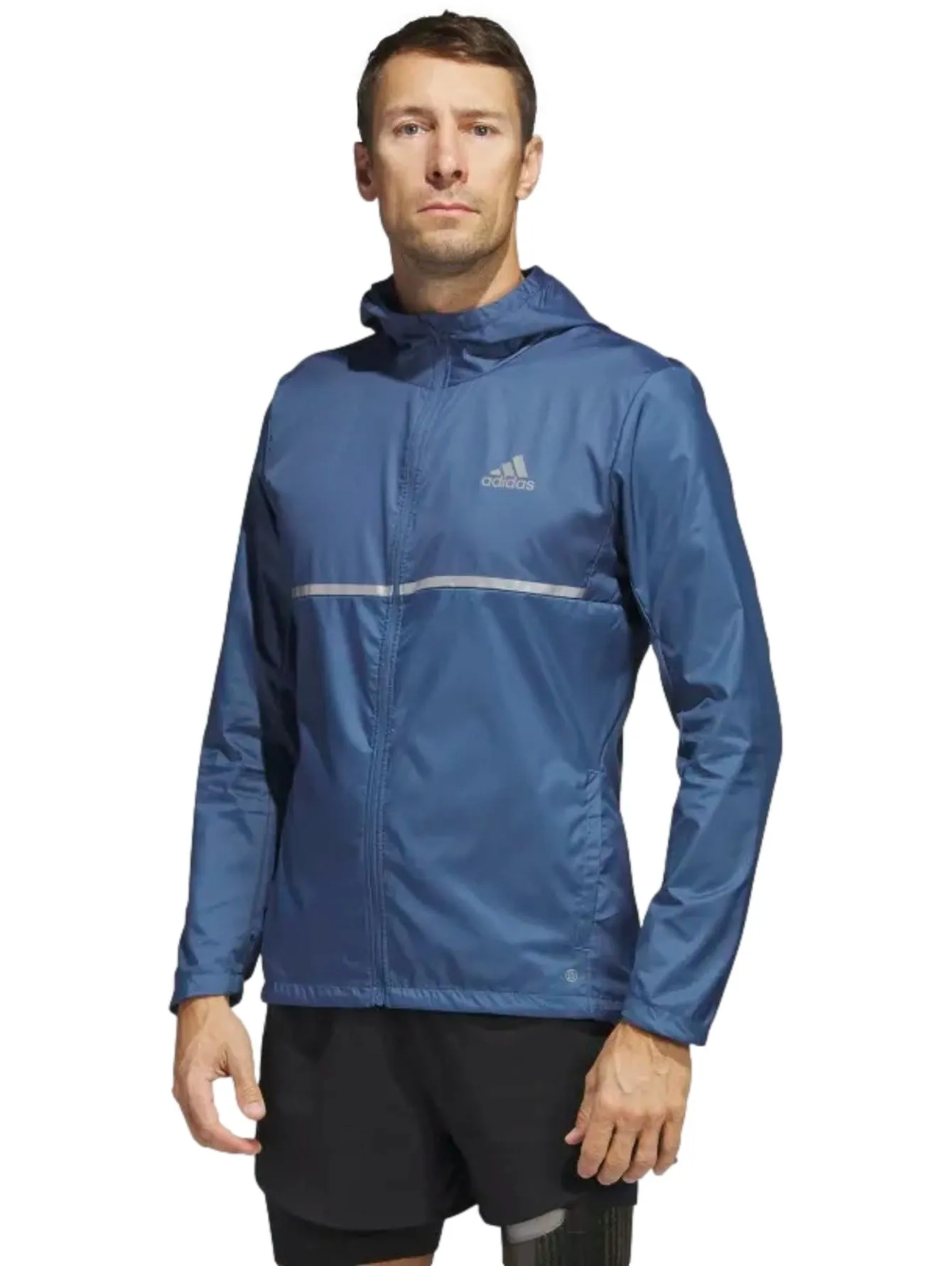 Chamarra Adidas Own The Run Azul Para Hombre