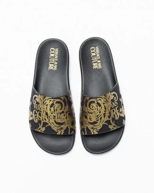 Chanclas Versace Jeans Couture 74VA3SQ3 Shelly Negro