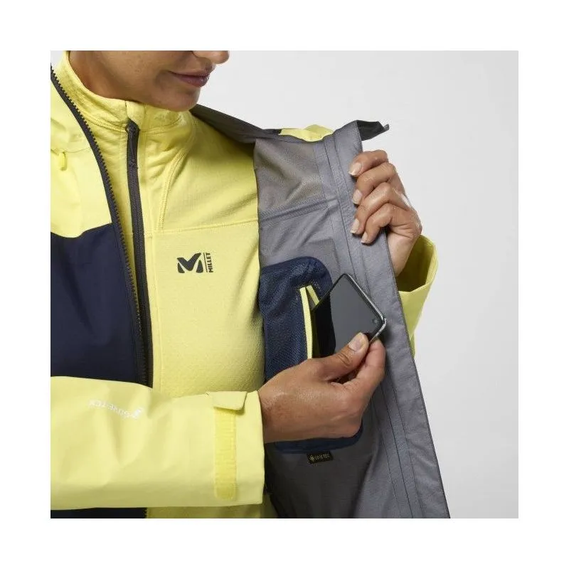 Chaqueta Gore-tex Millet Kamet GTX (azul/amarillo) Mujer