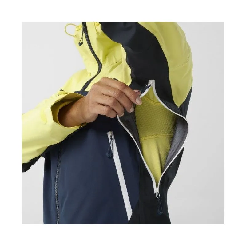 Chaqueta Gore-tex Millet Kamet GTX (azul/amarillo) Mujer