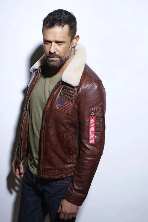 Chaqueta Hombre Daytona Brooke Lamb Paolo Dark Cognac