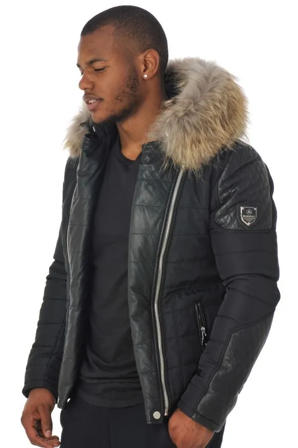 Chaqueta Hombre Horspist Carlton Noir Col Naturel