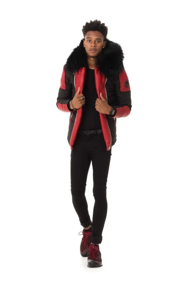 Chaqueta Hombre Horspist Carlton Noir/Rouge Col Noir 