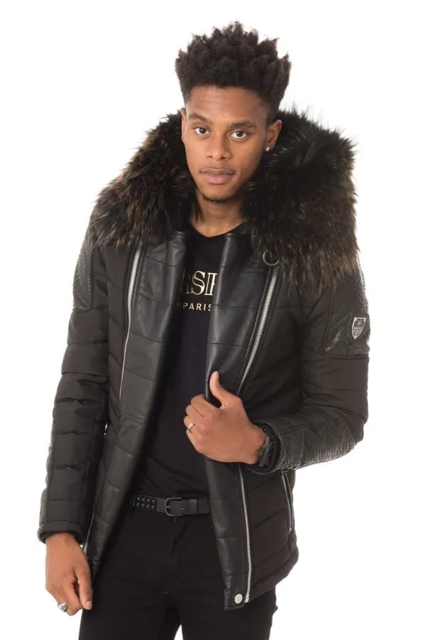 Chaqueta Hombre Horspist Carlton Python Noir Col Or 