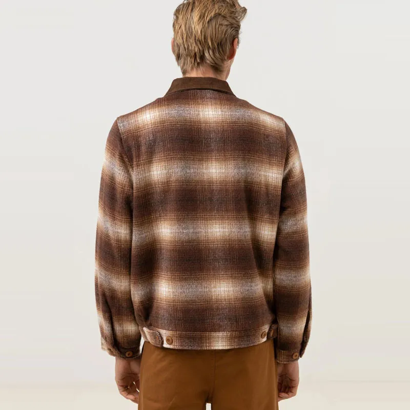 Chaqueta Rhythm: James Check Jacket (Cedar)