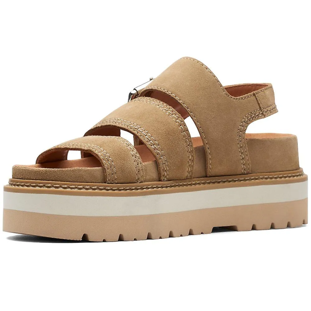 Clarks Orianna sobre sandalias planas para mujer