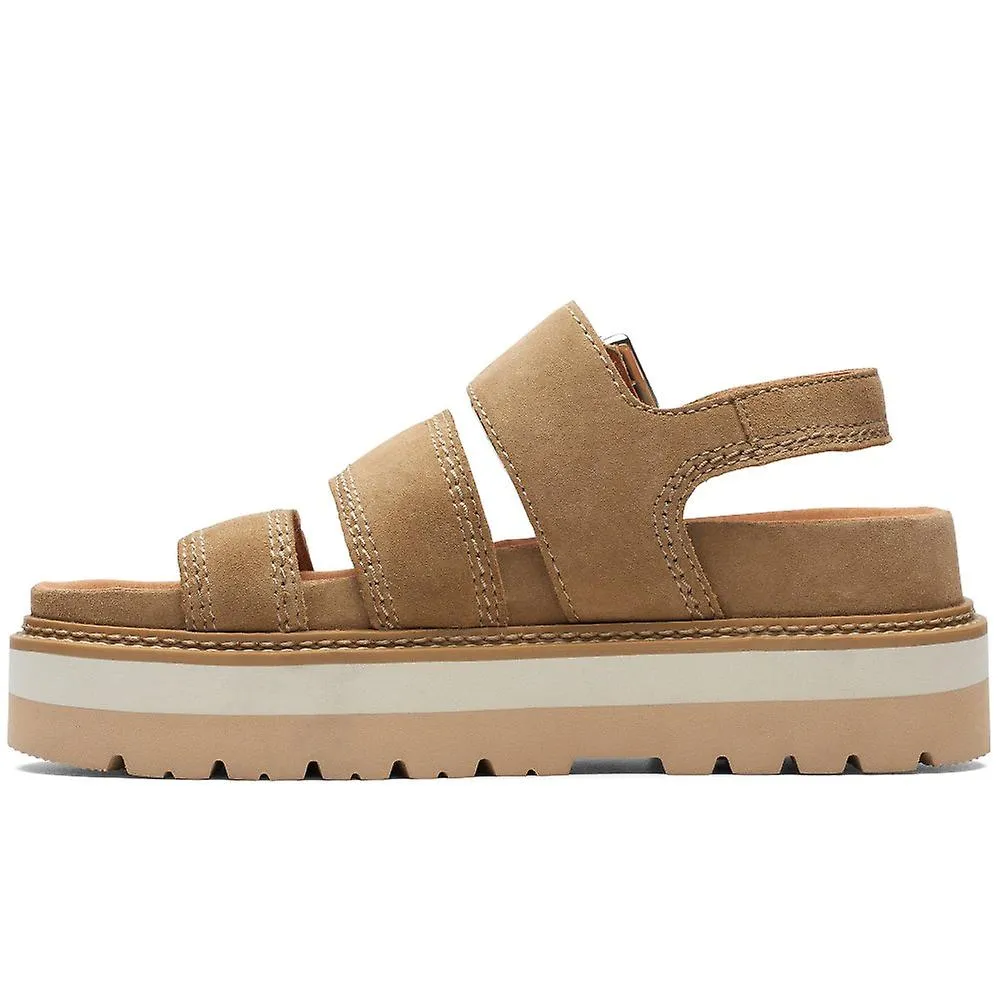 Clarks Orianna sobre sandalias planas para mujer