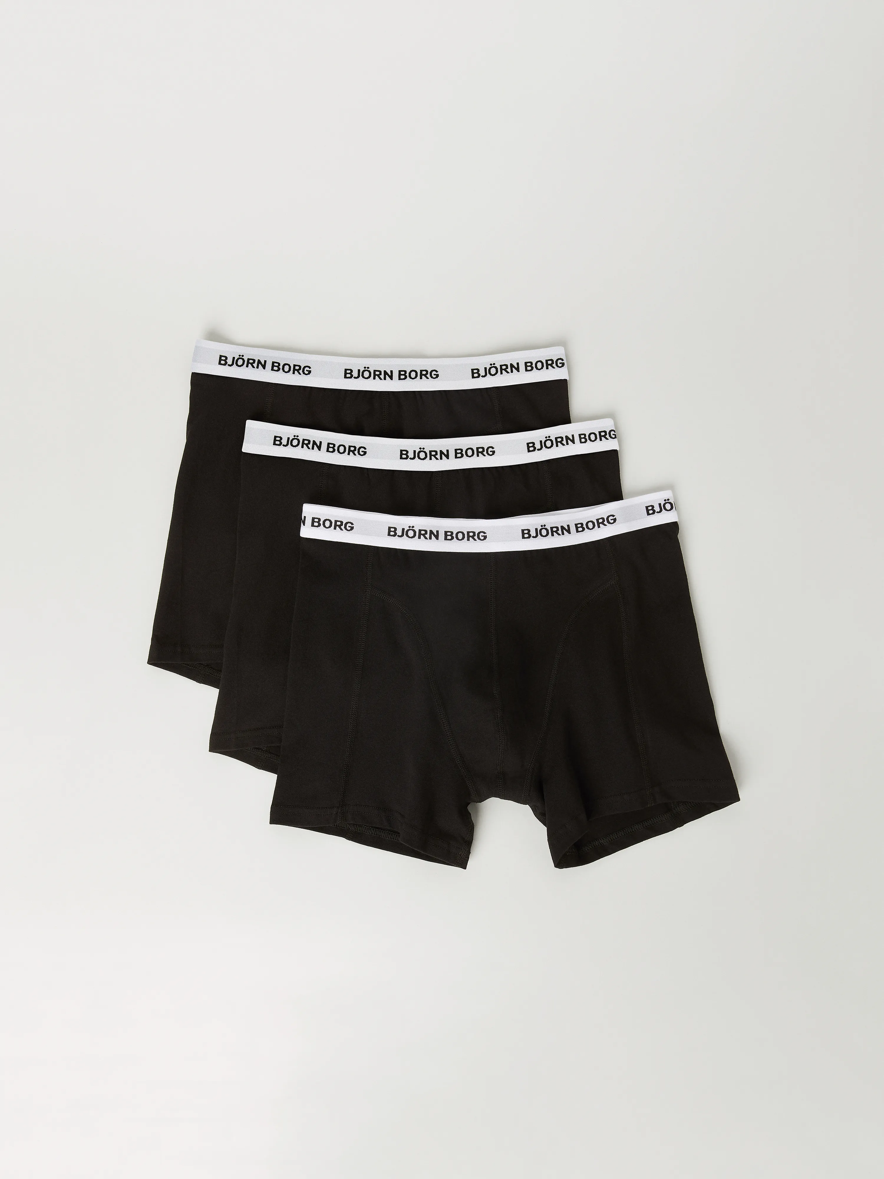 Contrast Elastic Cotton Stretch Boxer 3-pack