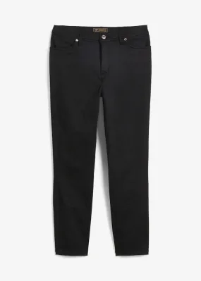 Cómodo pantalón elástico Negro