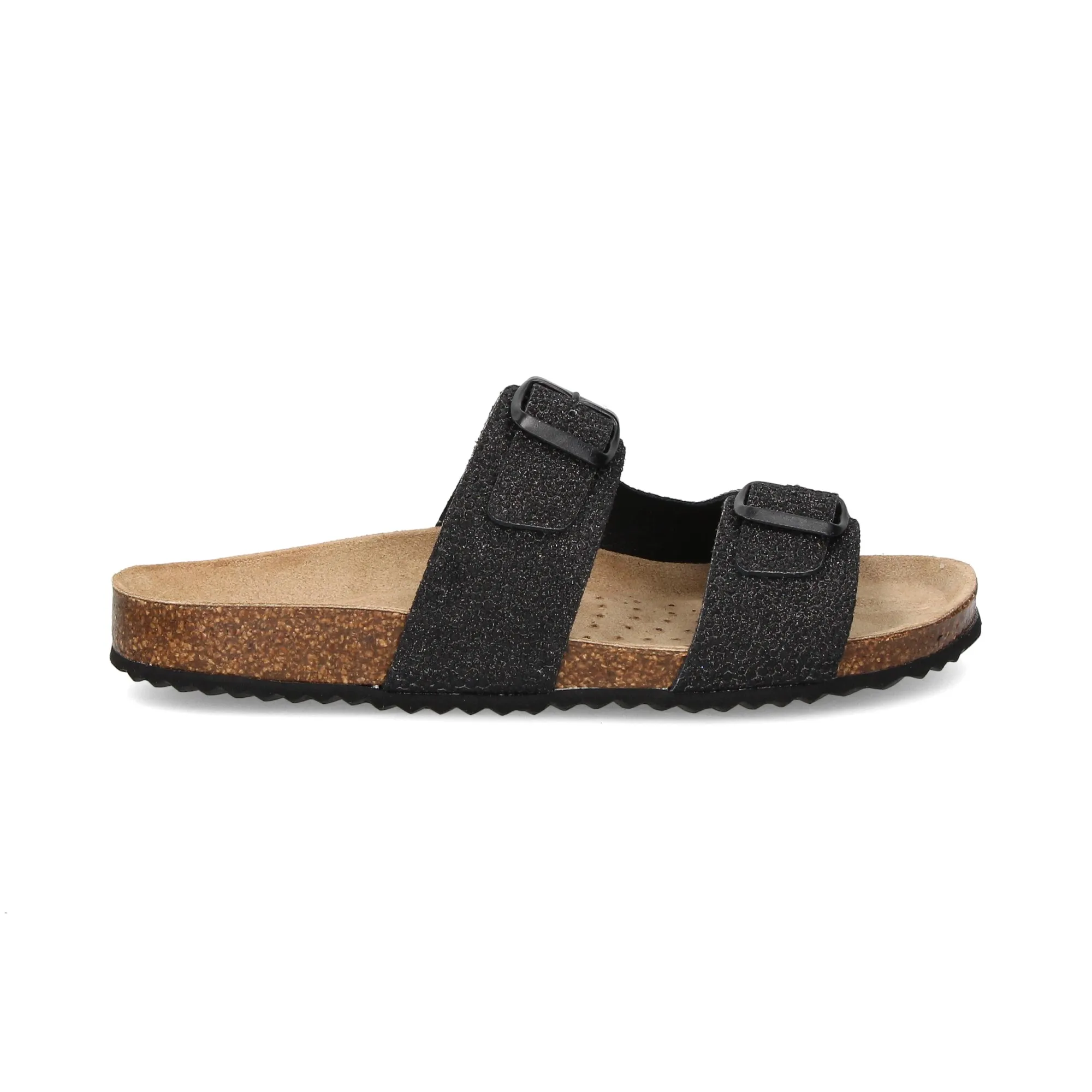 GEOX Sandalias planas de Mujer C9999 [BLACK