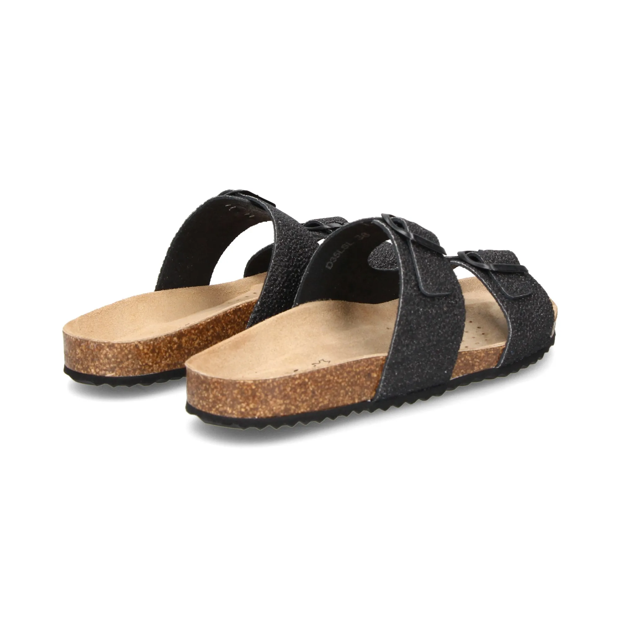 GEOX Sandalias planas de Mujer C9999 [BLACK