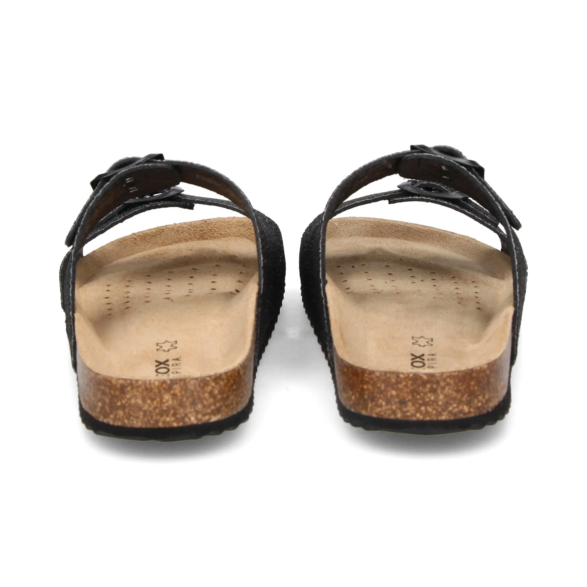 GEOX Sandalias planas de Mujer C9999 [BLACK